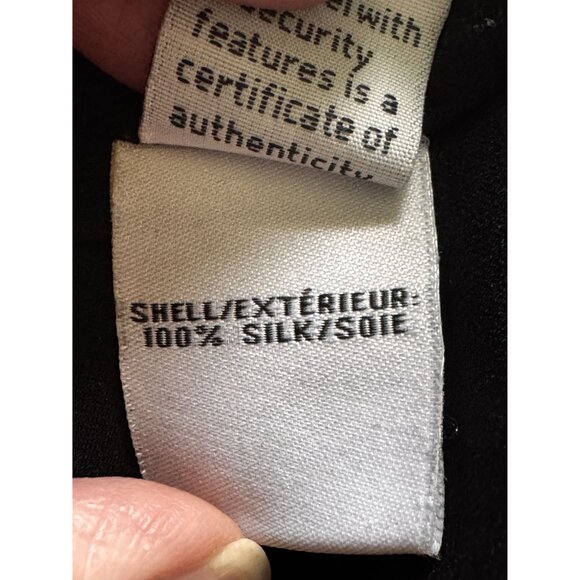 Diane Von Furstenberg DVF Toni Blouse Black Silk Women S 100% Silk Top Designer - Picture 6 of 11